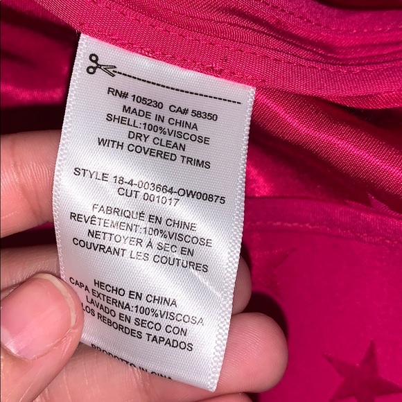 Equipment Star Blazer Hampton Jacket Pink stars - Picture 6 of 7